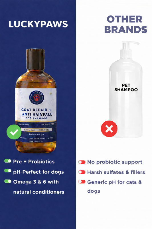 LuckyPaws Anti-Hairfall Shampoo | Coat Repair+ - LuckyPaws