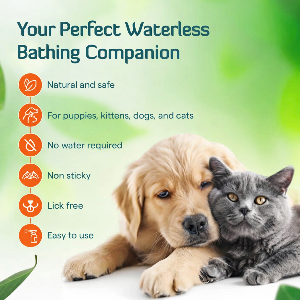 LuckyPaws Premium Dry Bath | FluffLuxe - LuckyPaws