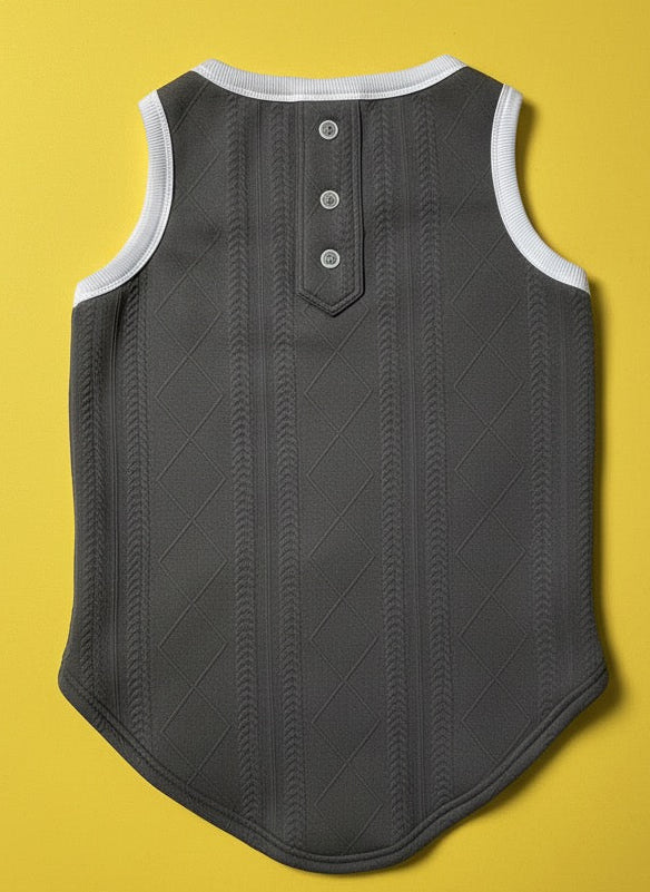 LuckyPaws Grey Colour Sweater