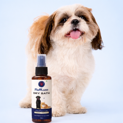 LuckyPaws  Premium Dry Bath | FluffLuxe - LuckyPaws