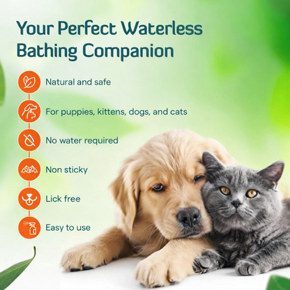LuckyPaws  Premium Dry Bath | FluffLuxe - LuckyPaws