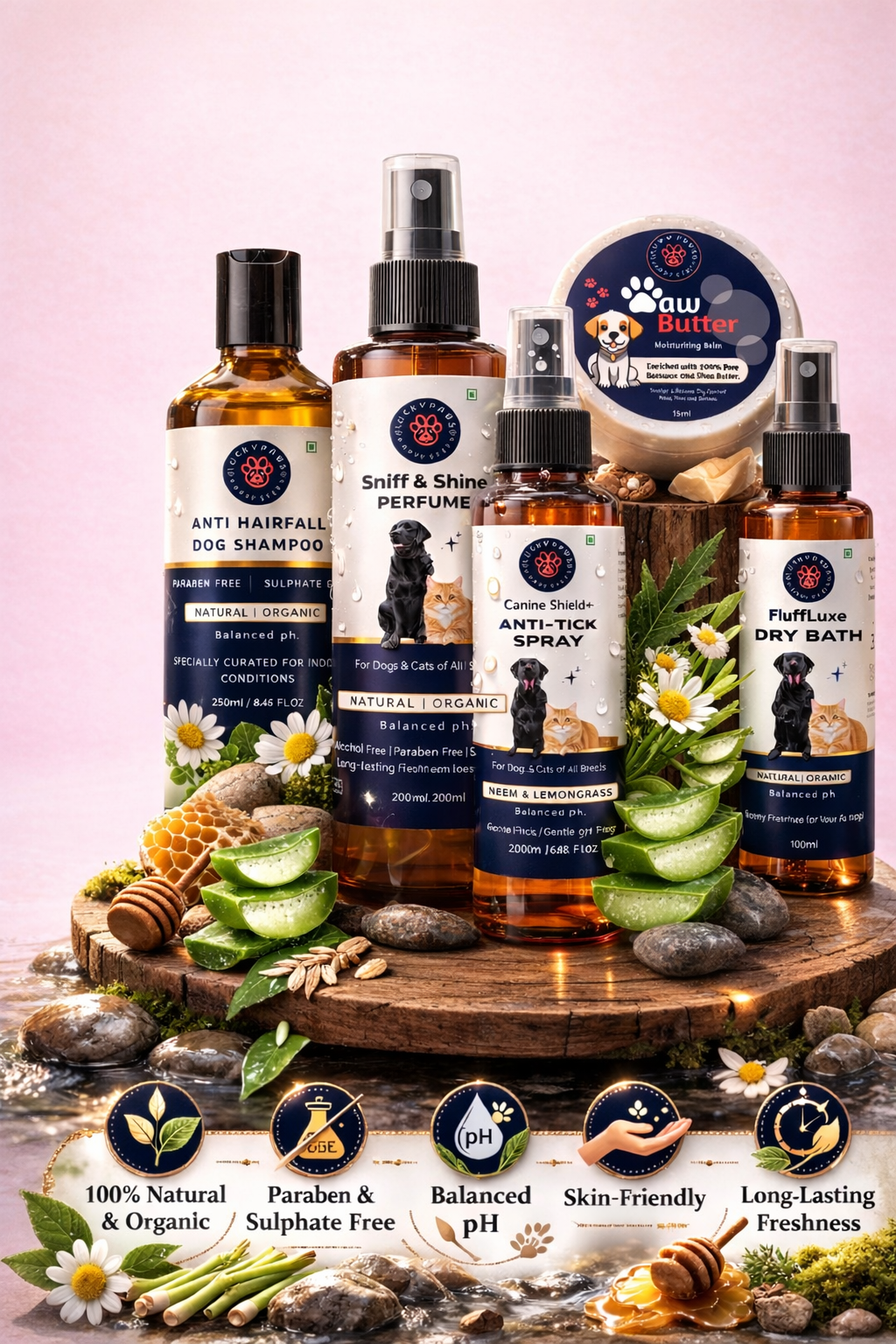 LuckyPaws Anti-Hairfall Combo - LuckyPaws