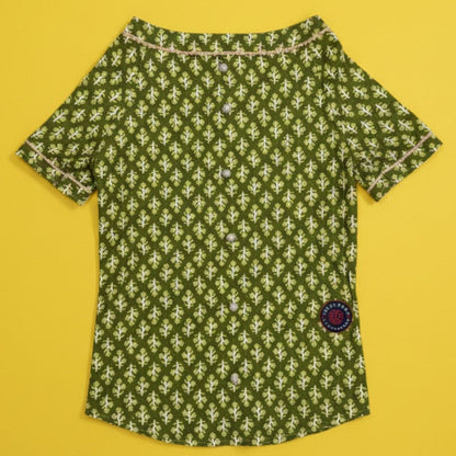 LuckyPaws  Ethnic Kurta Green Colour