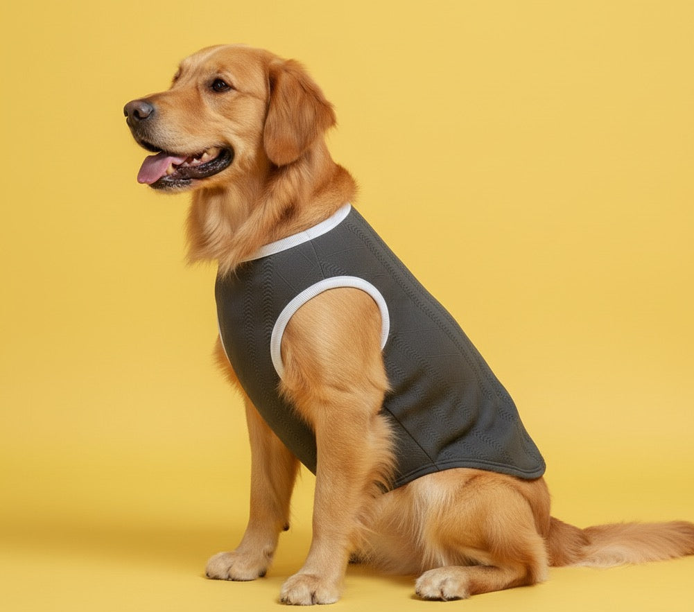 LuckyPaws Grey Colour Sweater