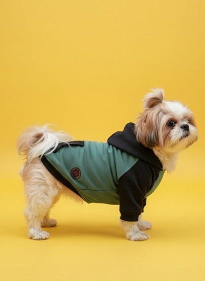 LuckyPaws Dual Colour Sweatshirt With Black Pocket