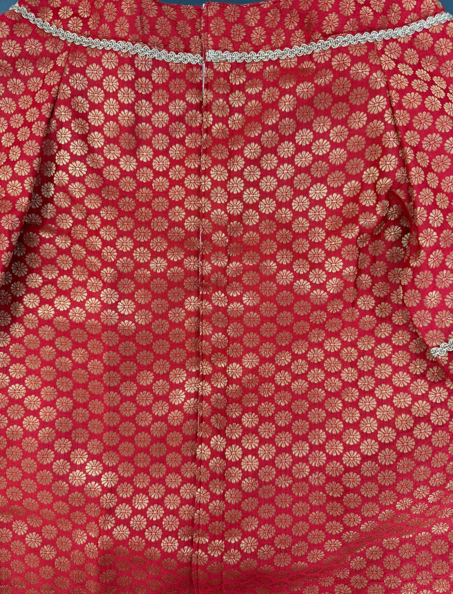LuckyPaws Ethnic Sherwani Red Colour