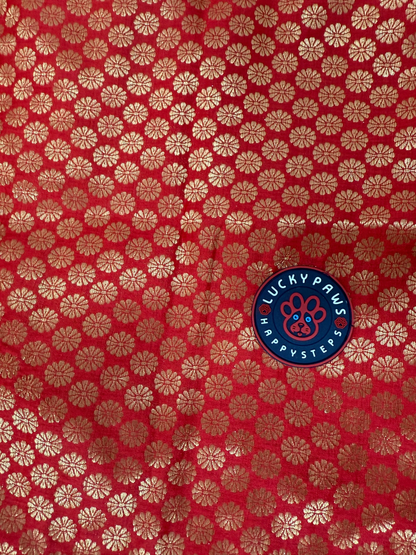 LuckyPaws Ethnic Sherwani Red Colour