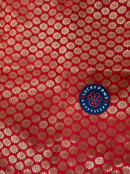 LuckyPaws Ethnic Sherwani Red Colour