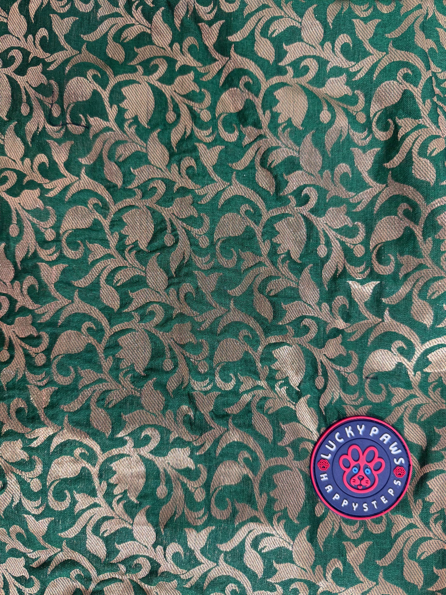 LuckyPaws Ethnic Sherwani Green Colour