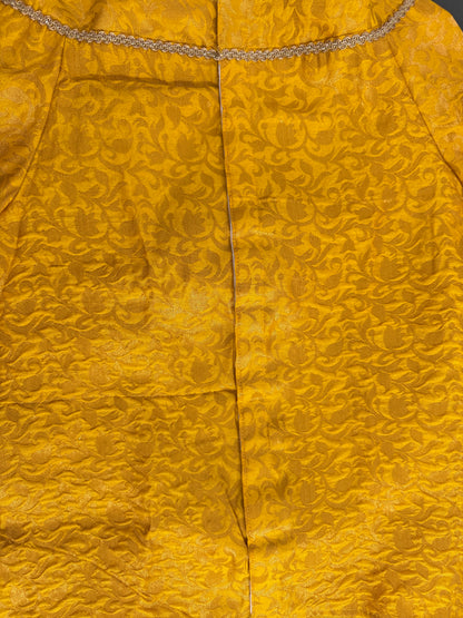 LuckyPaws Ethnic Sherwani Yellow Colour